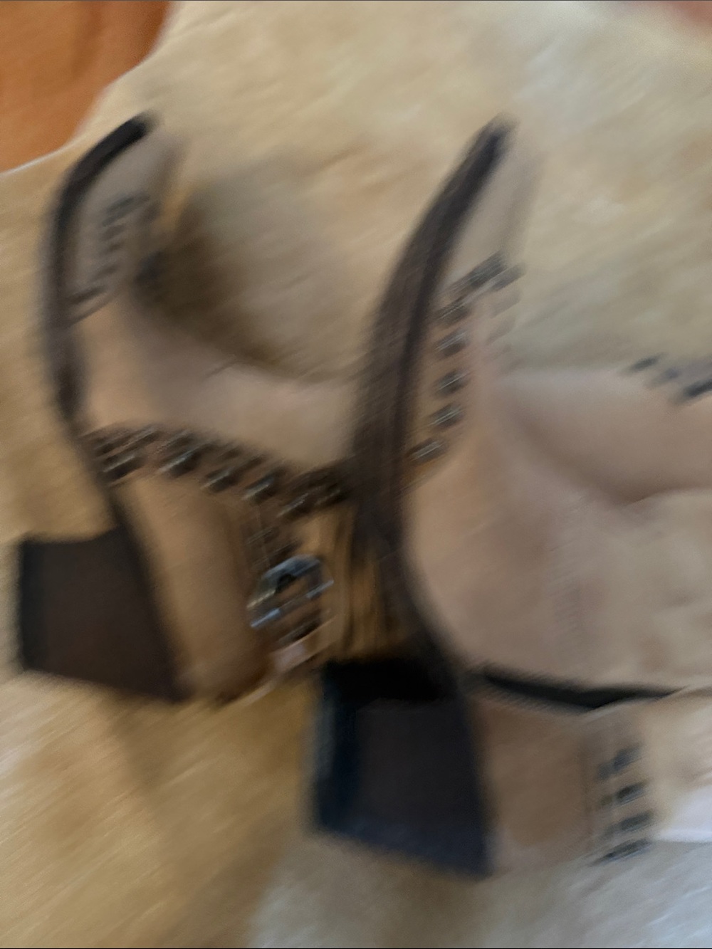 Old Gringo Tan Leather Fringe Western Boots with Stud & Concho Detail - Picture 7 of 9